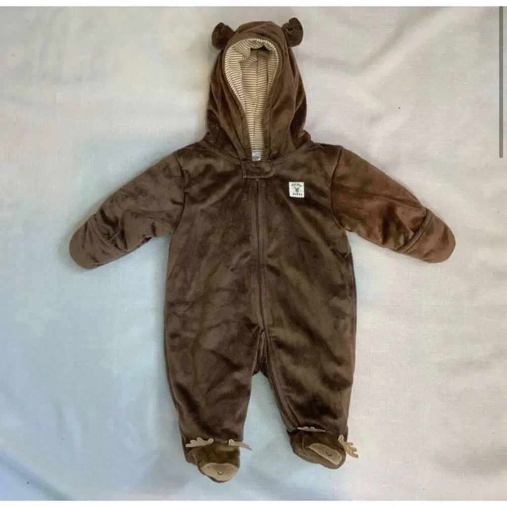 Wild About Mommy Reindeer Winter Wear Size 3 Months